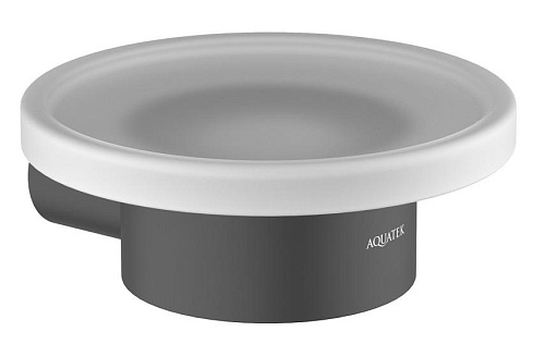 Мыльница Aquatek AQ4403MB Лира, черный матовый купить недорого в интернет-магазине Керамос