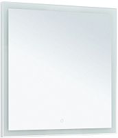 Зеркало Aquanet 00274016 Гласс без подсветки, 80х80 см, белое