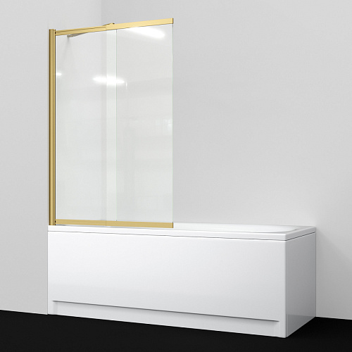Шторка на ванну WasserKRAFT Schunter 82S-BS 82S02-80WS Fixed
