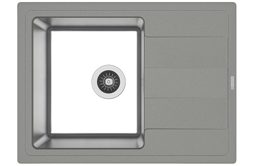 Мойка для кухни Florentina 21.390.B0650.305 Комби 65х48 см, с крылом, серая снят с производства