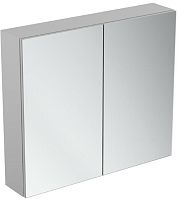 Зеркальный шкафчик Ideal Standard T3442AL Mirror&Light, 80х70 см, Aluminium Effect (алюминий) Зеркальный шкафчик Ideal Standard T3442AL Mirror&Light, 80х70 см, Aluminium Effect (алюминий)