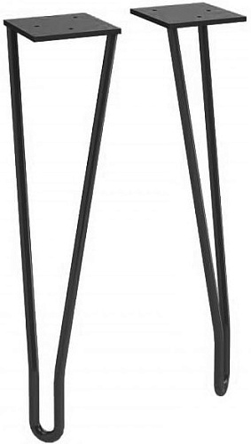 Ножки Jacob Delafon EB2569-BLV Odeon Rive Gauche для мебели, 32 см, матовый черный снят с производства