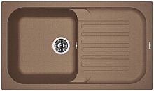 Мойка для кухни Florentina 20.225.D0860.303 Арона 86х51 см, с крылом, мокко