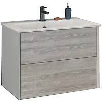 Тумба Comforty 00-00004137133 Женева под раковину 90х47 см, дуб белый