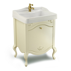 Тумба Migliore 30871 Impero под раковину 61х74х48 см, 1 выдвижной ящик, Avorio
