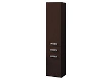 Шкаф - колонна Акватон 1A135203AM430 Америна 34х152 см, темно-коричневый/хром глянец купить недорого в интернет-магазине Керамос