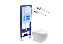 Инсталляция с подвесным унитазом Aquatek ЕВРОПА SET AQUATEK ЕВРОПА T-17-KKI1