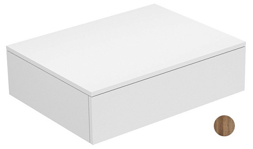 Тумба Keuco 31740680000 Edition 400 боковая 70х53.5 см, орех/орех купить недорого в интернет-магазине Керамос