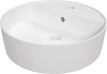 Раковина Deante CGR_6U4B Round накладная D42 см, белая Раковина Deante CGR_6U4B Round накладная D42 см, белая