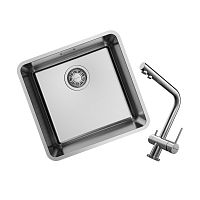 Комплект: мойка+ смеситель Omoikiri 7411.4011 Комплект: мойка+ смеситель Omoikiri 7411.4011