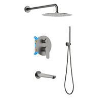 Душевой комплект встраиваемый Aquatek БЕТТА AQ1173BGM