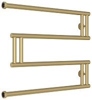 Полотенцесушитель водяной Сунержа 022-4050-5065 High-Tech Model M+, 500х650 мм, матовая шампань