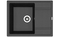 Мойка для кухни Florentina 20.125.C0650.302 Липси 65х51 см, с крылом, антрацит