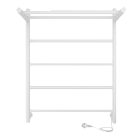 Электрический полотенцесушитель INDIGO LСLE60-40WMPR LINE с полочкой, белый матовый