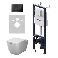 Комплект: Унитаз, Инсталляция, Кнопка смыва AM.PM GEM IS130238.901901