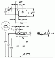 Раковина Geberit myDay 125440600