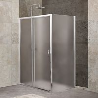 Душевой уголок BelBagno Unique UNIQUE-AH-1-100/115-80-P-Cr