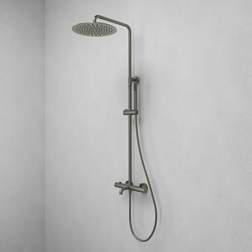 Душевая система с термостатом ABELSBERG Fluida SNS75102BN