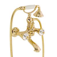 Смеситель Migliore 28016 Prestige Crystal для ванны внешний, золото