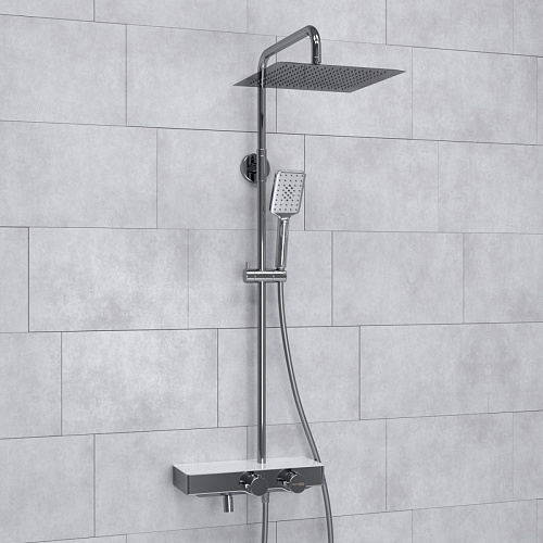 Душевая система WasserKRAFT  A113.118.126.CH Thermo