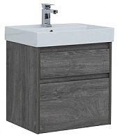 Тумба с раковиной Aquanet 00245241 Nova Lite, 61х46 см, темное дерево