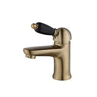 Смеситель Caprigo 02B-522-vot Adria-Uno Black Edition для раковины, бронза