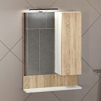 Зеркальный шкаф Comforty 00004142211 Рига 60х80 см, дуб сонома