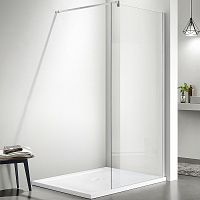 Душевая перегородка Aquatek AQ WIW 14020CH 140 см, прозрачное стекло, профиль хром