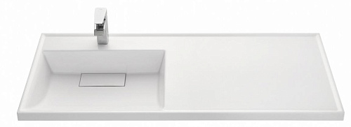 Раковина Акватон 1A72843KLH01L Лондри 120х50 см, встраиваемая, левая, белая Раковина Акватон 1A72843KLH01L Лондри 120х50 см, встраиваемая, левая, белая