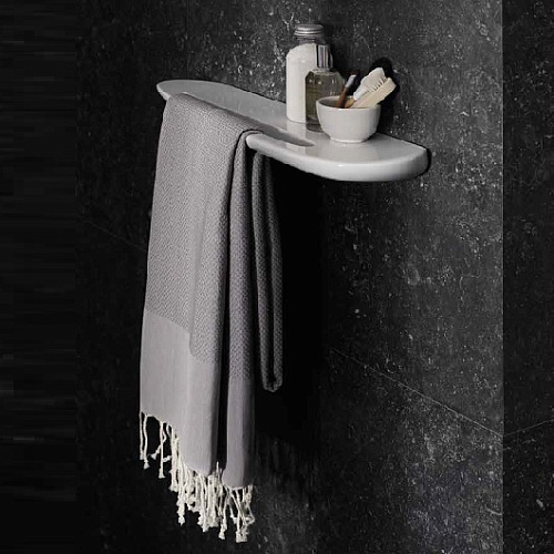 Полка Laufen Alessi 8.7097.2.000.000.1, белая Полка Laufen Alessi 8.7097.2.000.000.1, белая