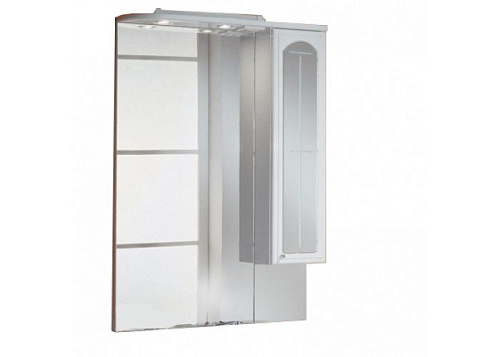 Зеркало Акватон Эмилья 75 (1A011202EJ01R) правостороннее, белое снят с производства