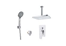 Комплект Aquatek AQ1073CR Вега для ванной Set 4 в 1 (AQ1046CR + AQ2071CR + AQ2454CR + AQ2010CR), хром