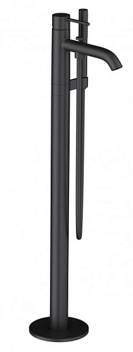 Смеситель Kludi 385903976 Bozz для ванны/душа, однорычажный, DN 15, черный матовый Смеситель Kludi 385903976 Bozz для ванны/душа, однорычажный, DN 15, черный матовый