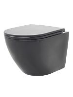 Унитаз подвесной с сиденьем AQUAme AQM2002MB