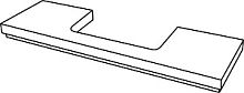 Столешница под раковину Geberit F816643000 Silk, 140х10х47