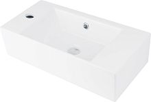 Раковина Deante CDY_6U2L Hiacynt New на столешницу 51х25 см, левая, белая