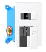 Смеситель Aquatek AQ1646CR Либра  для ванны (внешняя и скрытая часть), хром