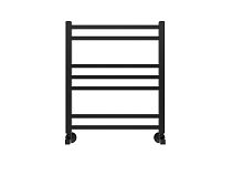 Полотенцесушитель водяной Aquatek AQ KK0760BL Альтаир П7 50х60 см, подключение нижнее/диагональное, черный муар