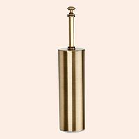 TW Harmony 020, ёршик напольный в металлической колбе, цвет держателя:  белый/бронза,TWHA020bi/br