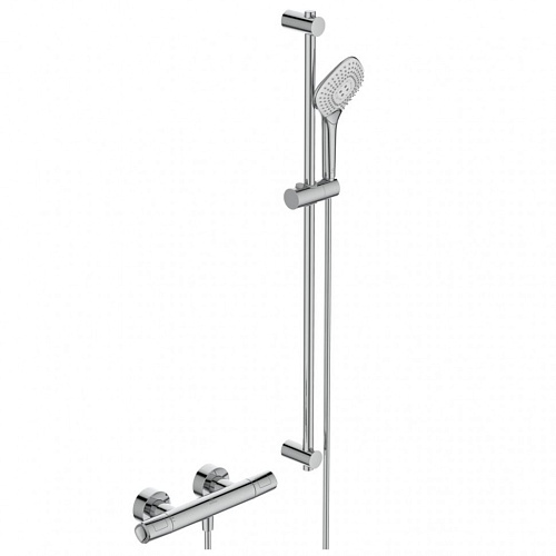 Смеситель Ideal Standard A7235AA Ceratherm T100 для душа термостатический, Chrome (хром) Смеситель Ideal Standard A7235AA Ceratherm T100 для душа термостатический, Chrome (хром)