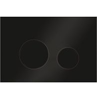 Смывная клавиша KKPol SPP/145/0/K (350/PPC/005-00-00) M11 для инсталляции, черный матовый