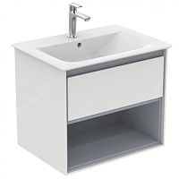 Тумба Ideal Standard E0826KN Connect Air для раковины 60х44 см, подвесная, Grey Glossy White + Matt Light Grey (белый глянцевый + светло-серый матовый) Тумба Ideal Standard E0826KN Connect Air для раковины 60х44 см, подвесная, Grey Glossy White + Matt Light Grey (белый глянцевый + светло-серый матовый)