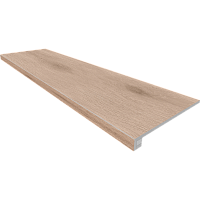 Керамогранит  SELECTION  SI01_Комплект ступень (33x120) непол. (прямоугол. бортик) без насечек + Подступенок (14,5x120))