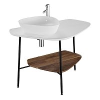 Столешница Vitra 62571 Plural под раковину 100 см, левосторонняя, белая Столешница Vitra 62571 Plural под раковину 100 см, левосторонняя, белая