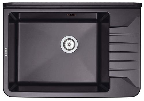 Мойка Deante ZYT_211A Garden кухонная хозяйственная 50.5х35 см, графит