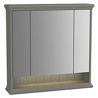 Зеркальный шкаф Vitra 62232 Valarte подвесной, 78х18 см, серый купить недорого в интернет-магазине Керамос
