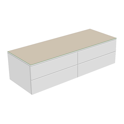 Тумба Keuco 31766750000 Edition 400 боковая 140х53.5 см, белый/стекло матовое кашемир купить недорого в интернет-магазине Керамос Тумба Keuco 31766750000 Edition 400 боковая 140х53.5 см, белый/стекло матовое кашемир купить недорого в интернет-магазине Керамос