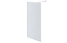 Душевая перегородка Aquatek AQ NAR 6310-110 Walk-in с держателем 200х110 см, профиль хром/стекло прозрачное