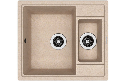 Мойка для кухни Florentina 20.210.D0580.107 Липси 58х51 см, песочная снят с производства