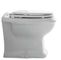 Чаша напольного унитаза Simas AR891bi Arcade, приставной, слив в стену, 36х51см, цвет белый